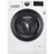 LG - 2.3 Cu. Ft. High-Efficiency Front-Load Washer and Electric Dryer Combo with 6Motion Technology - White-Front_Standard