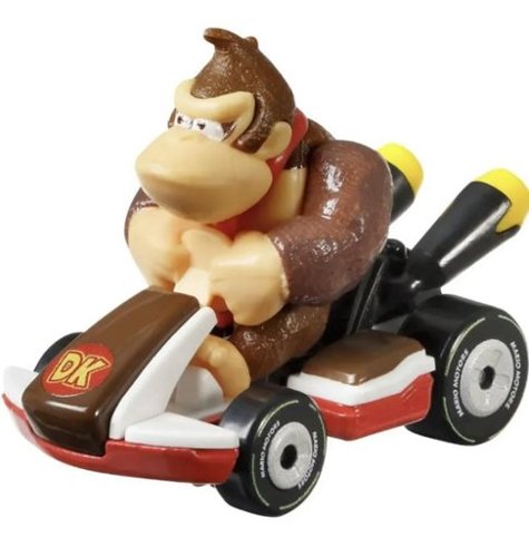 Mattel Mario Kart Hot Wheels 1:64 Diecast Car | Donkey Kong Red
