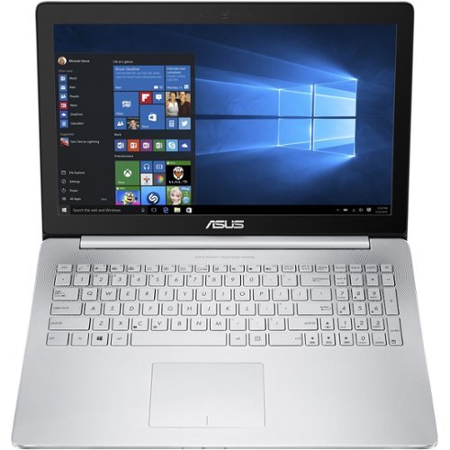  ASUS - ZENBOOK Pro 15.6&quot; 4K Ultra HD Touch-Screen Laptop - Intel Core i7 - 8GB Memory - NVIDIA GeForce GTX 960M - 512GB SSD - Silver