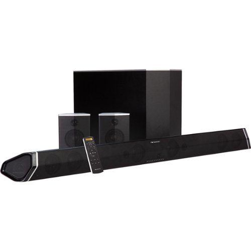  Nakamichi - 7.1-Channel Soundbar System with Front Effects Speakers, 8&quot; Wireless Subwoofer &amp; Rear Satellite Speakers - Black