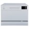 SPT - 21 in. Portable Countertop 120-Volt Dishwasher with 6 Cycles with 6 Place Settings Capacity - Silver-Front_Standard