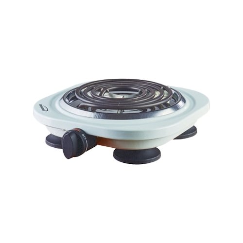 Brentwood - Electric Single Burner - White-Angle_Standard 