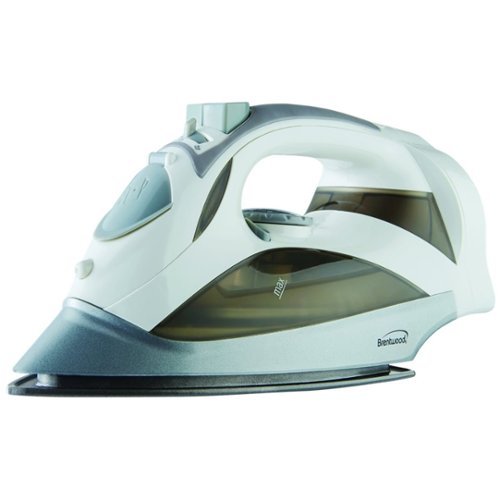 Brentwood - Steam Iron - White-Angle_Standard 