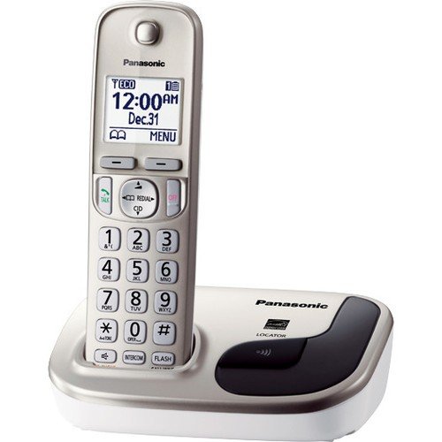  Panasonic® - DECT 6.0 Cordless Phone - Silver
