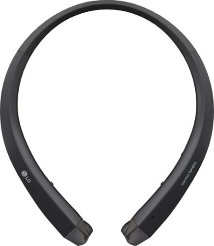 LG - Refurbished TONE INFINIM Wireless In-Ear Behind-the-Neck Headphones - Black