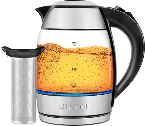  Chefman - 1.8L Electric Kettle - Stainless steel
