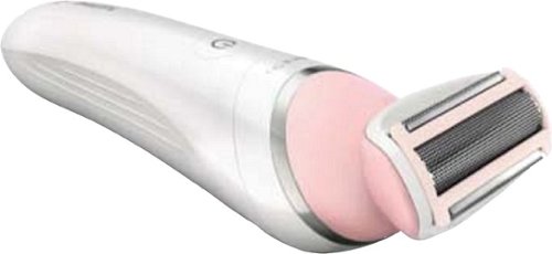  Philips - SatinShave Advanced Electric Shaver - Pearl White/Pink