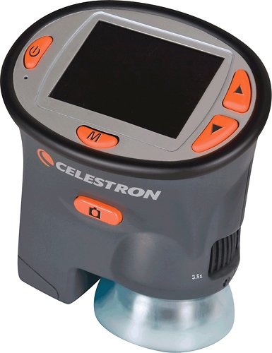  Celestron - Portable LCD Digital Microscope - GrayOrange