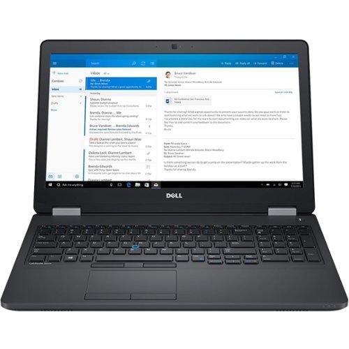 Dell - Latitude 15.6" Laptop - Intel Core i5 - 8GB Memory - 500GB Hard Drive - Black-Front_Standard 