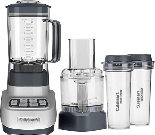 Cuisinart - Velocity Ultra Trio 56-Oz. Countertop Blender and Food Processor - Silver-Front_Standard 