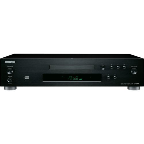 Onkyo - Compact Disc Player - Black-Front_Standard 
