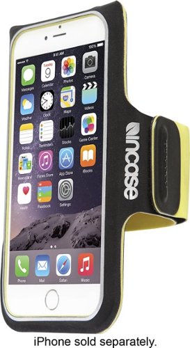 Incase - Sports Armband for Apple iPhone 6 Plus and 6s Plus - Black/Lumen-Front_Standard 