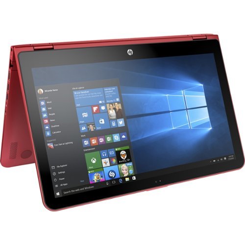  HP - Pavilion x360 2-in-1 15.6&quot; Touch-Screen Laptop - Intel Core i5 - 6GB Memory - 1TB Hard Drive - Textured linear grooves
