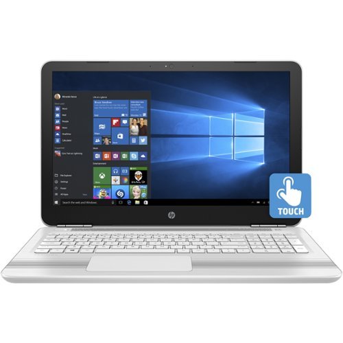  HP - Pavilion 15.6&quot; Touch-Screen Laptop - Intel Core i5 - 6GB Memory - 1TB Hard Drive - Horizontal brushed line design, Ash silver