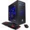 CyberPowerPC - Gamer Supreme Liquid Cooled Desktop - Intel Core i7-6850K - 16GB Memory - NVIDIA GeForce GTX 1080 - 2TB Hard Drive + 240GB Solid State Drive - Black/Blue-Front_Standard