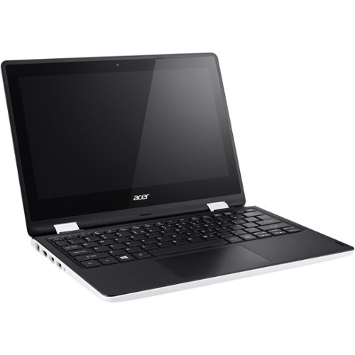 Acer - Aspire R 11 2-in-1 11.6" Touch-Screen Laptop - Intel Pentium - 4GB Memory - 64GB eMMC Flash Memory - Black, White-Front_Standard