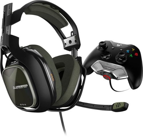  Astro Gaming - A40 Wired Stereo Gaming Headset for Xbox One and PC with MIXAMP M80 - Black