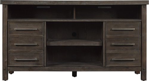  Bell'O - TV Cabinet for Most Flat-Panel TVs Up to 65&quot; - Brushed homestead