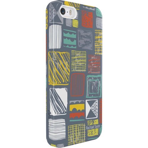  ArtsCase - StrongFit Designers Series Hard Shell Case for Apple iPhone 5/5S/SE - Square Metropolis Leaves by Rachael Taylor