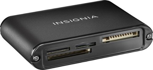  Insignia™ - USB 2.0 All-In-One Memory Card Reader - Black