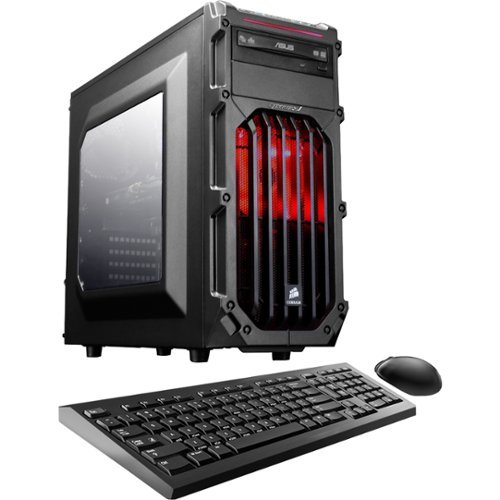  CybertronPC - Palladium Desktop - Intel Core i5 - 16GB Memory - NVIDIA GeForce GTX1080 - 1TB Hard Drive - Red