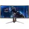 ASUS - ROG Swift 34" IPS LED Curved QHD G-SYNC Monitor - Armor titanium Plasma copper-Front_Standard 