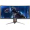 ASUS - ROG Swift 34" IPS LED Curved QHD G-SYNC Monitor - Armor titanium Plasma copper-Front_Standard