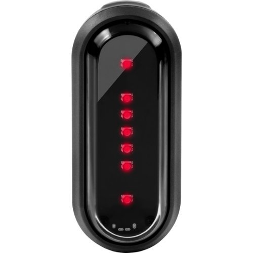 Garmin - Varia™ Smart Bike Tail Light - Black-Front_Standard 
