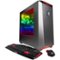 CyberPowerPC - Gamer Supreme Liquid Cooled Desktop - Intel Core i7-6800K - 16GB Memory - NVIDIA GeForce GTX 1070 - 2TB Hard Drive + 240GB Solid State Drive - Gray-Front_Standard