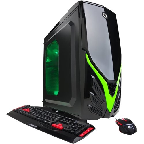  CyberPowerPC - Gamer Ultra Desktop - AMD FX-Series - 16GB Memory - NVIDIA GeForce GTX 960 - 120GB Solid State Drive + 1TB Hard Drive - Black/Green