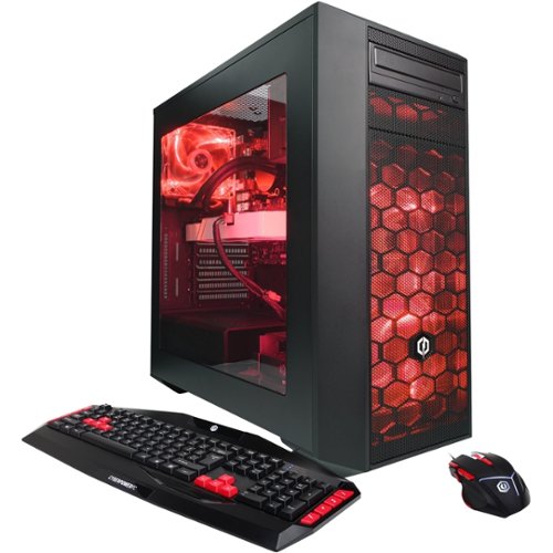  CyberPowerPC - Gamer Supreme Desktop - Intel Core i7-6850K - 16GB Memory - NVIDIA GeForce GTX 1070 - 240GB Solid State Drive + 2TB Hard Drive - Black/Red