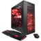 CyberPowerPC - Gamer Supreme Desktop - Intel Core i7-6850K - 16GB Memory - NVIDIA GeForce GTX 1070 - 240GB Solid State Drive + 2TB Hard Drive - Black/Red-Front_Standard 