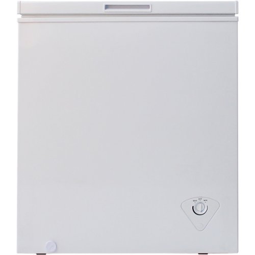 Midea - 5 Cu. Ft. Chest Freezer - White-Front_Standard 