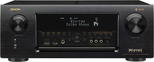  Denon - AVR 11.2-Ch. Network-Ready 4K Ultra HD and 3D Pass-Through A/V Home Theater Receiver - Black