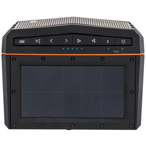 ECOXGEAR - SolJam Portable Bluetooth Speaker - Black-Front_Standard 