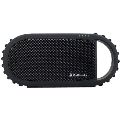  ECOXGEAR - EcoCarbon Portable Wireless and Bluetooth Speaker - Black