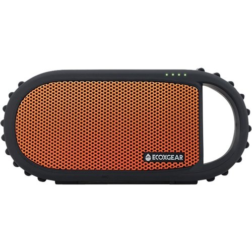  ECOXGEAR - EcoCarbon Portable Wireless and Bluetooth Speaker - Orange