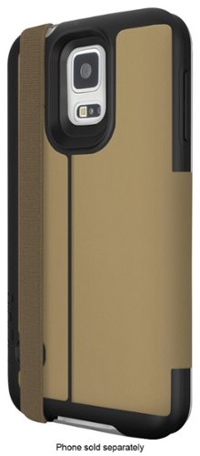 Incipio - Watson Wallet Folio Case for Samsung Galaxy S 5 Cell Phones - Tan-Front_Standard 