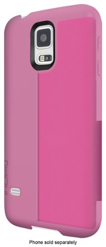 Incipio - PlexFolio Case for Samsung Galaxy S 5 Cell Phones - Pink-Front_Standard 