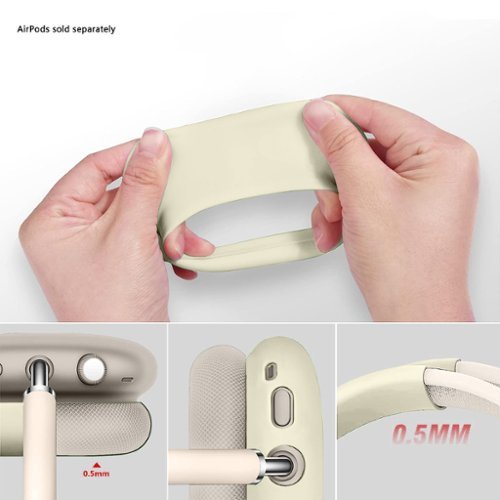 SaharaCase Combo Kit Case for Apple AirPods Max - Starlight GLOBAL SHIPPING