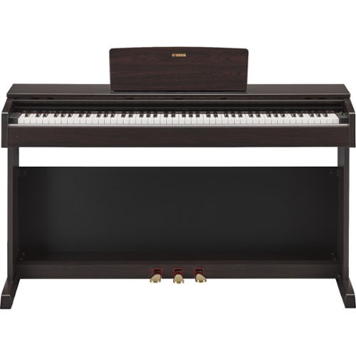 Yamaha - Arius Digital Piano with 88 Graded Hammer Standard Keys - Brown-Front_Standard 