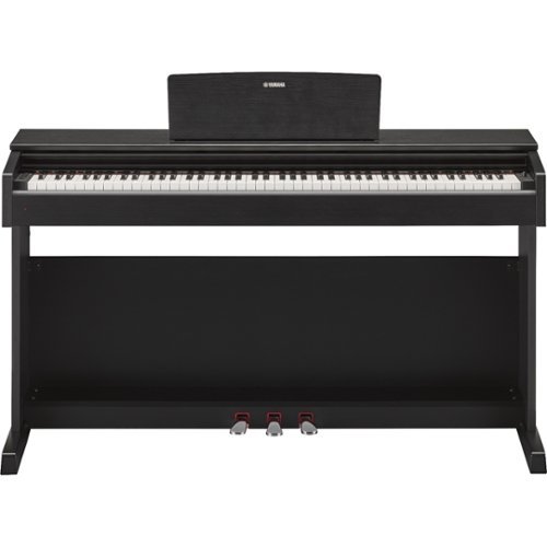 Yamaha - Arius Digital Piano with 88 Graded Hammer Standard Keys - Black-Front_Standard 
