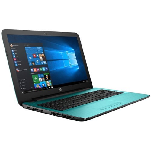 HP - 15.6" Touch-Screen Laptop - AMD A8-Series - 4GB Memory - 1TB Hard Drive - Textured linear grooves-Front_Standard 