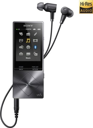  Sony - Walkman NW-A20 Series 32GB* Hi-Res Digital Audio Player - Charcoal Black