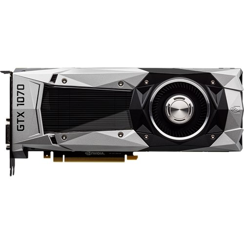 PNY - Founders Edition GeForce GTX 1070 8GB GDDR5X PCI Express 3.0 Graphics Card-Front_Standard 