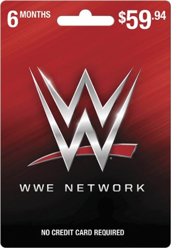  WWE - 6-Months Subscription Prepaid Card - Red