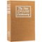 Barska - Portable Book Safe with Combination Lock-Hidden Storage Lock Box in Dictionary Style for Home, Office, or Travel - Tan-Front_Standard