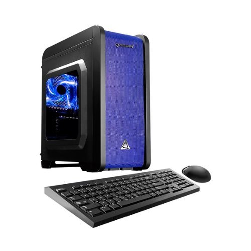  CybertronPC - Electrum Desktop - AMD A4-Series - 8GB Memory - 1TB Hard Drive - Blue