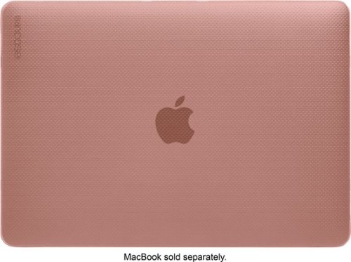  Incase - Hardshell Laptop Upper Shield Case for Apple MacBook (12 in) - Rose quartz