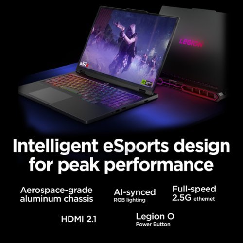 Lenovo Legion Pro 7i 16 OLED Gaming Laptop - Intel Core Ultra 9 275HX - 32GB Memory - NVIDIA GeForce RTX 5080 - 2 TB SSD - Eclipse Black SHOP ONLINE